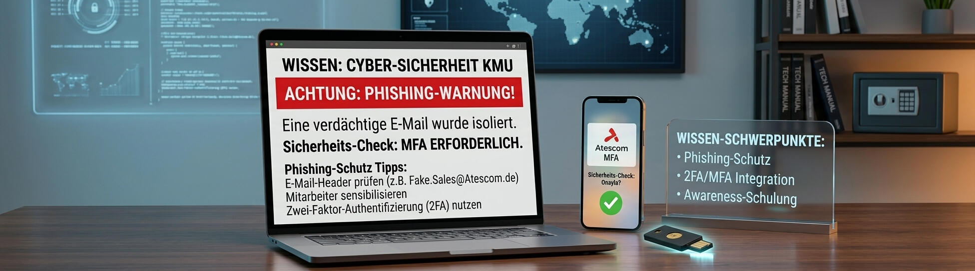 IT-Wissen für KMU IT-Sicherheit und Phishing-Schutz für KMU – Atescom IT-Ratgeber